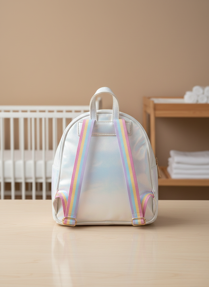 Minnie Mouse-Inspired Rainbow Sequin Backpack