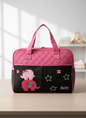 Quilted Elephant-Themed Diaper Bag